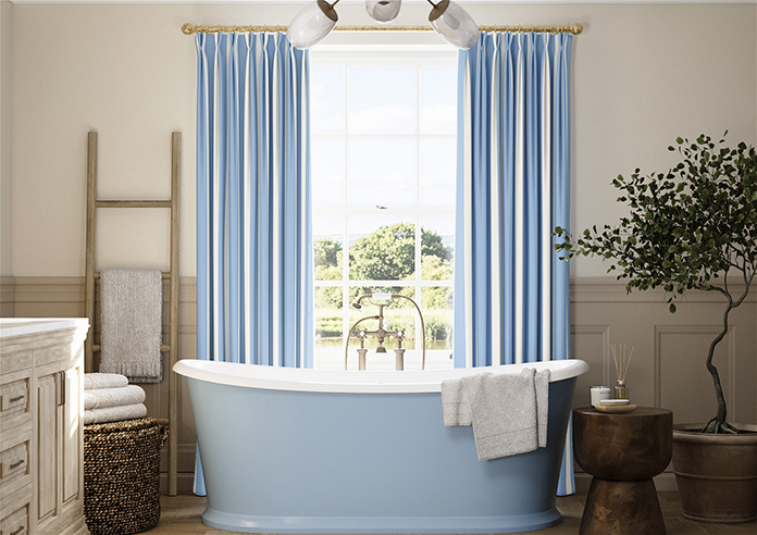 The British Stripe Co. Henry, Brighton No.1 - Made to Measure Curtains - Image 3